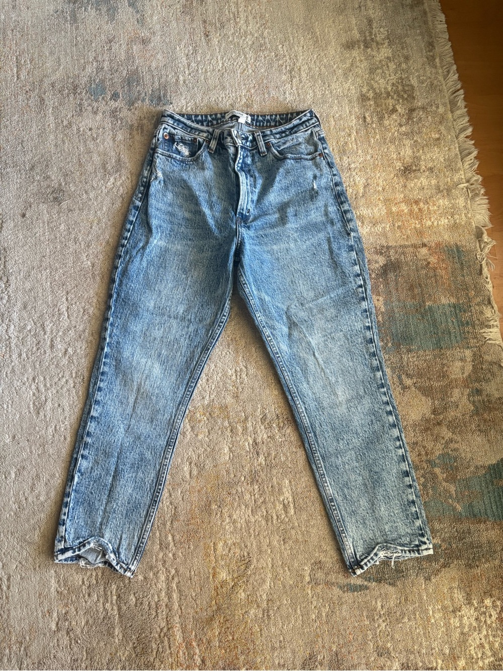 Abercrombie & Fitch Curve Love The Mom High Rise 29/8R